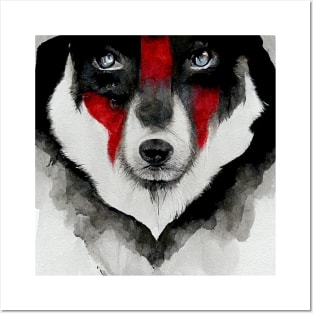 husky dog lover Posters and Art